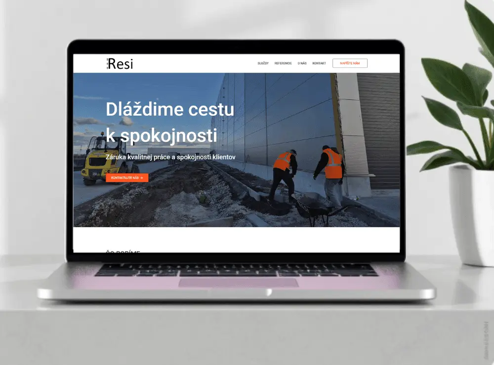 web pre stavebnu firmu bratislava kristl design